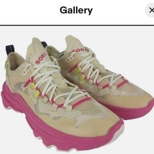 SOREL Women's Kinetic Breakthru Tech Lace Sneakers Size US 8.5 Preowned Sorel